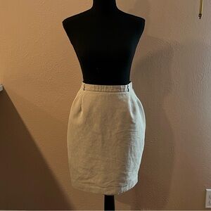 Tan Pencil Skirt